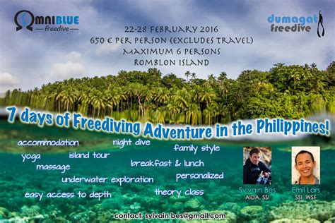 apnée philippines|Stage d'apnée aux Philippines .